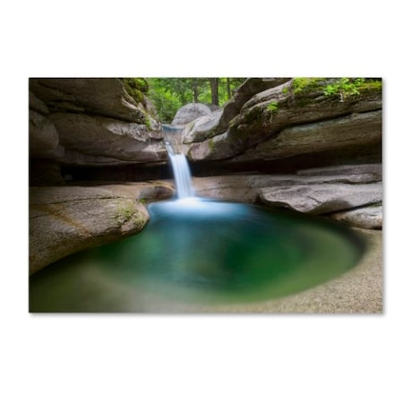 Michael Blanchette Photography 'Sabbaday Green Pool' Canvas Art,30x47
